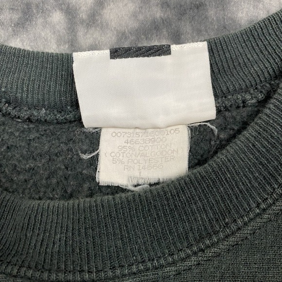 Vintage Us Army Gymnastics Sweatshirt Mens Size L Black Lee Sports Pullover USA - Picture 5 of 9